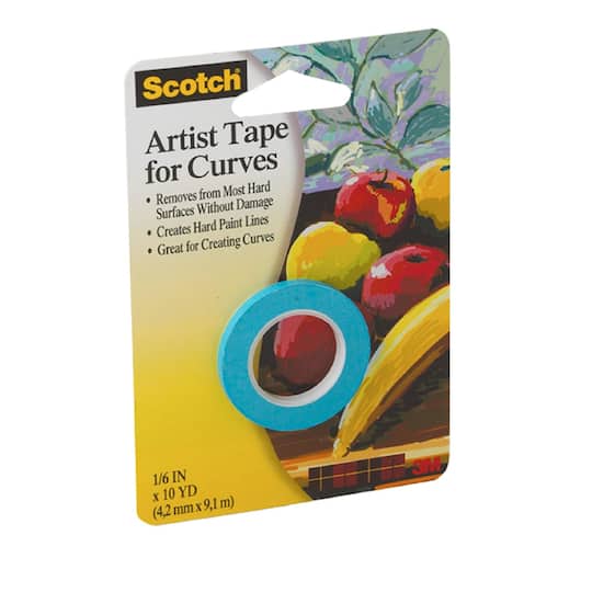 3M Scotch&#xAE; 1/8&#x22; Artist Tape for Curves